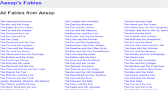 Desktop Screenshot of aesops-fables.com